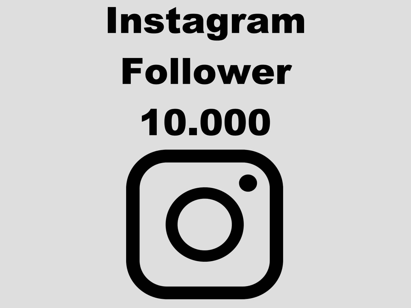 Instagram Follower kaufen 10.000 Follower - Per PayPal und AmEx