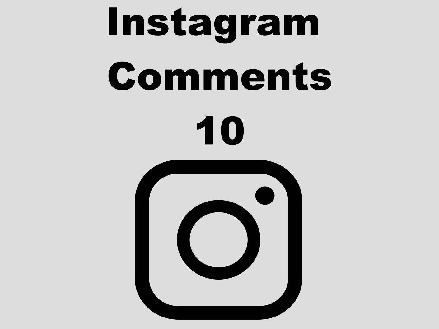 echte Instagram Comments günstig kaufen 10 Kommentare