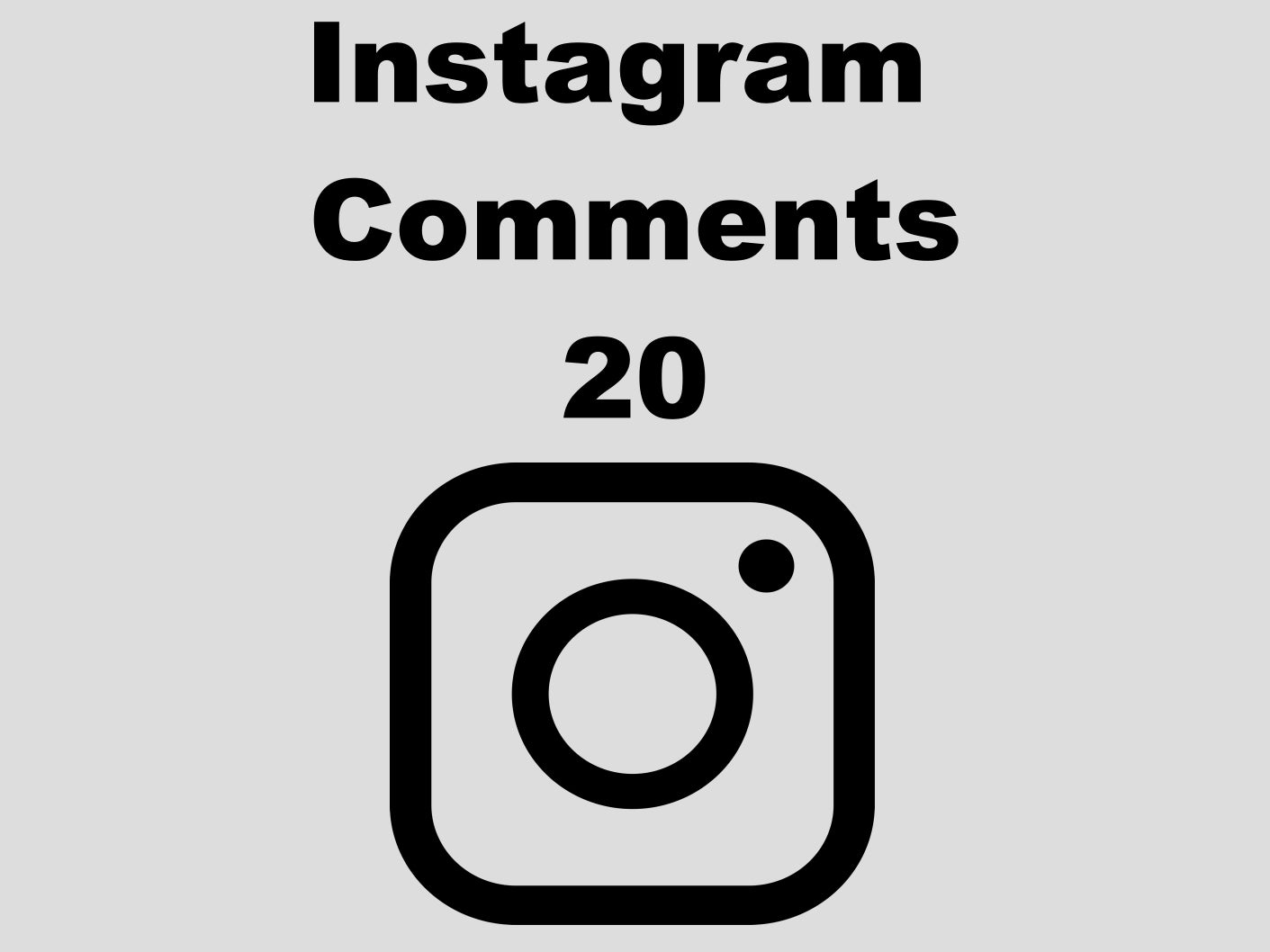 echte Instagram Comments günstig kaufen 20 Kommentare