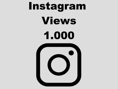 echte Instagram Views günstig kaufen 1.000 Views