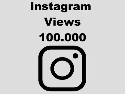 echte Instagram Views günstig kaufen 100.000 Views