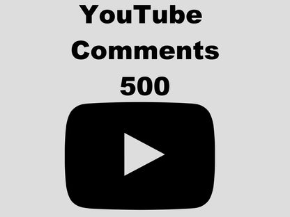 echte YouTube Comments günstig kaufen 500 Kommentare