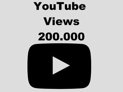 echte YouTube Views günstig kaufen 200.000 Views